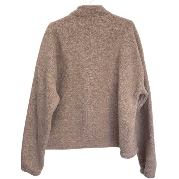 Urban Outfitters BDG Scotty Chainstitch Fleece Half-Zip Mock Neck Size L NWT - Picture 4 of 10